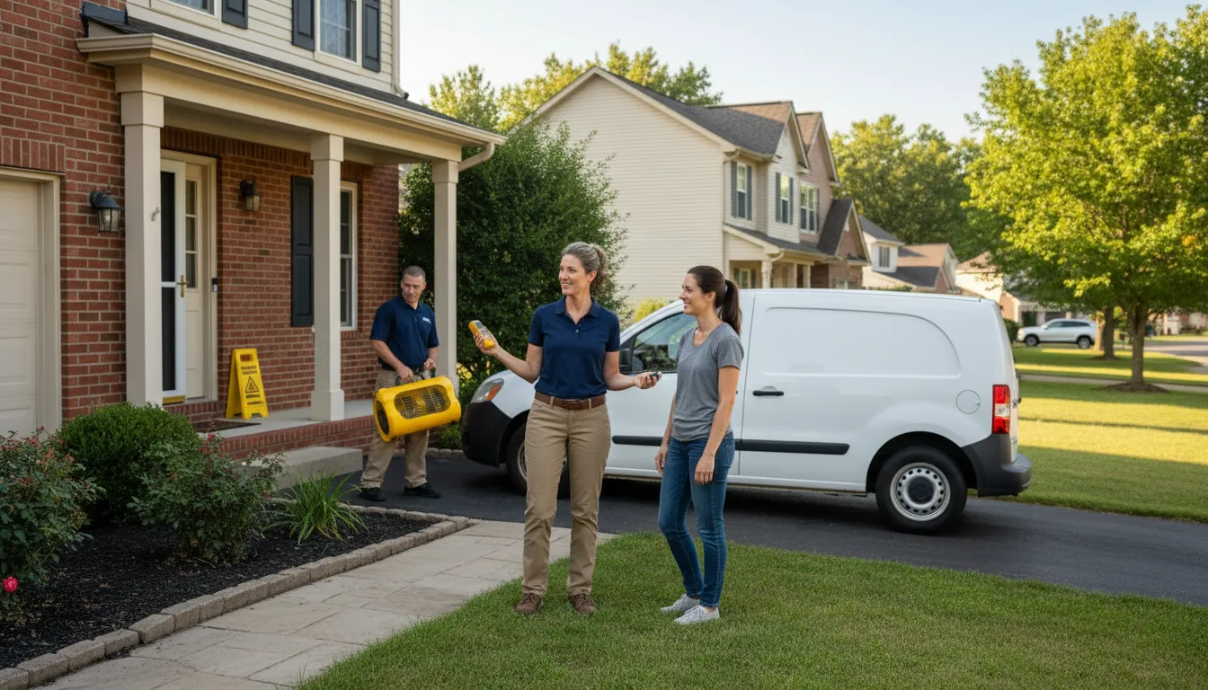 Water restoration image for Fire And Smoke Damage Restoration in Jones, MI